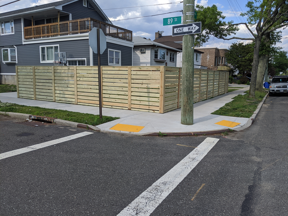 Durable wood fence from Olympic Fence in New York City