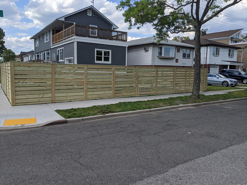 High-quality wood fence from Olympic Fence in NYC