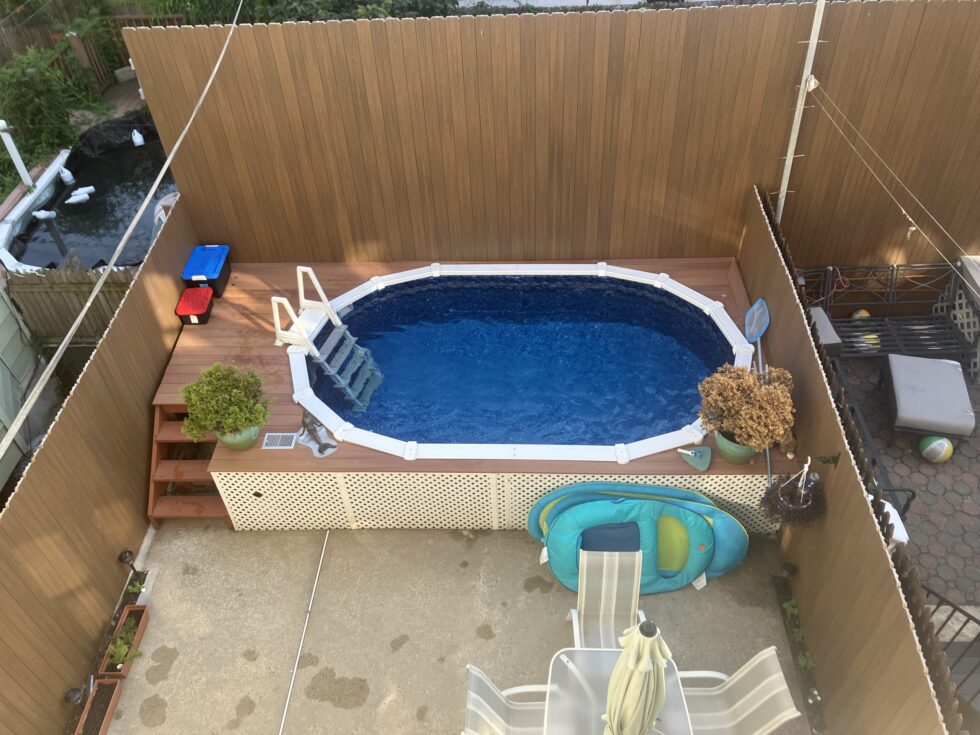 Special wood composite fence for eco-friendly residential fencing in NYC